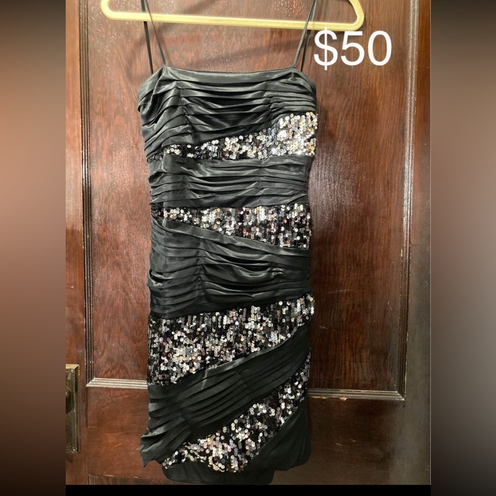 Black & Silver Roberta dress Medium